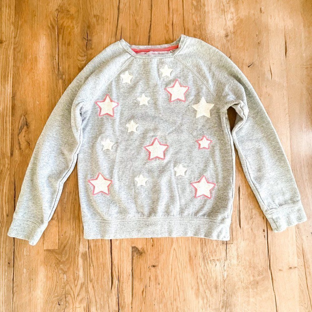 Johnnie B. Stars Embroidered Sweater, Size 13/14Y